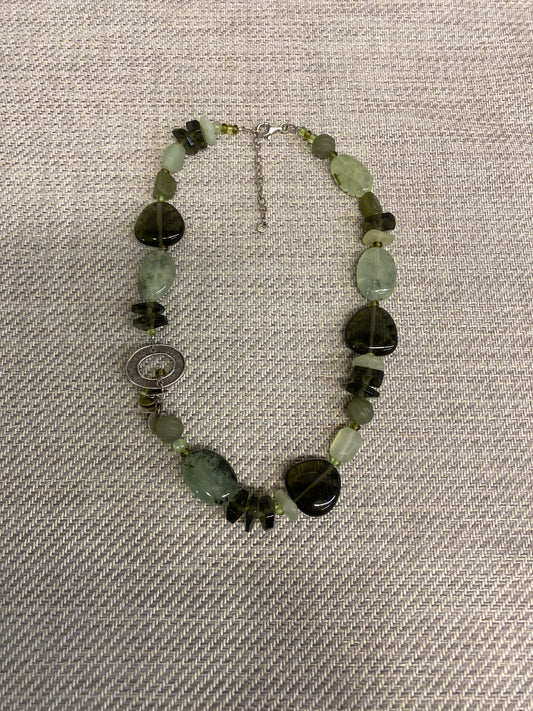 Silpada Necklace - Green Stone