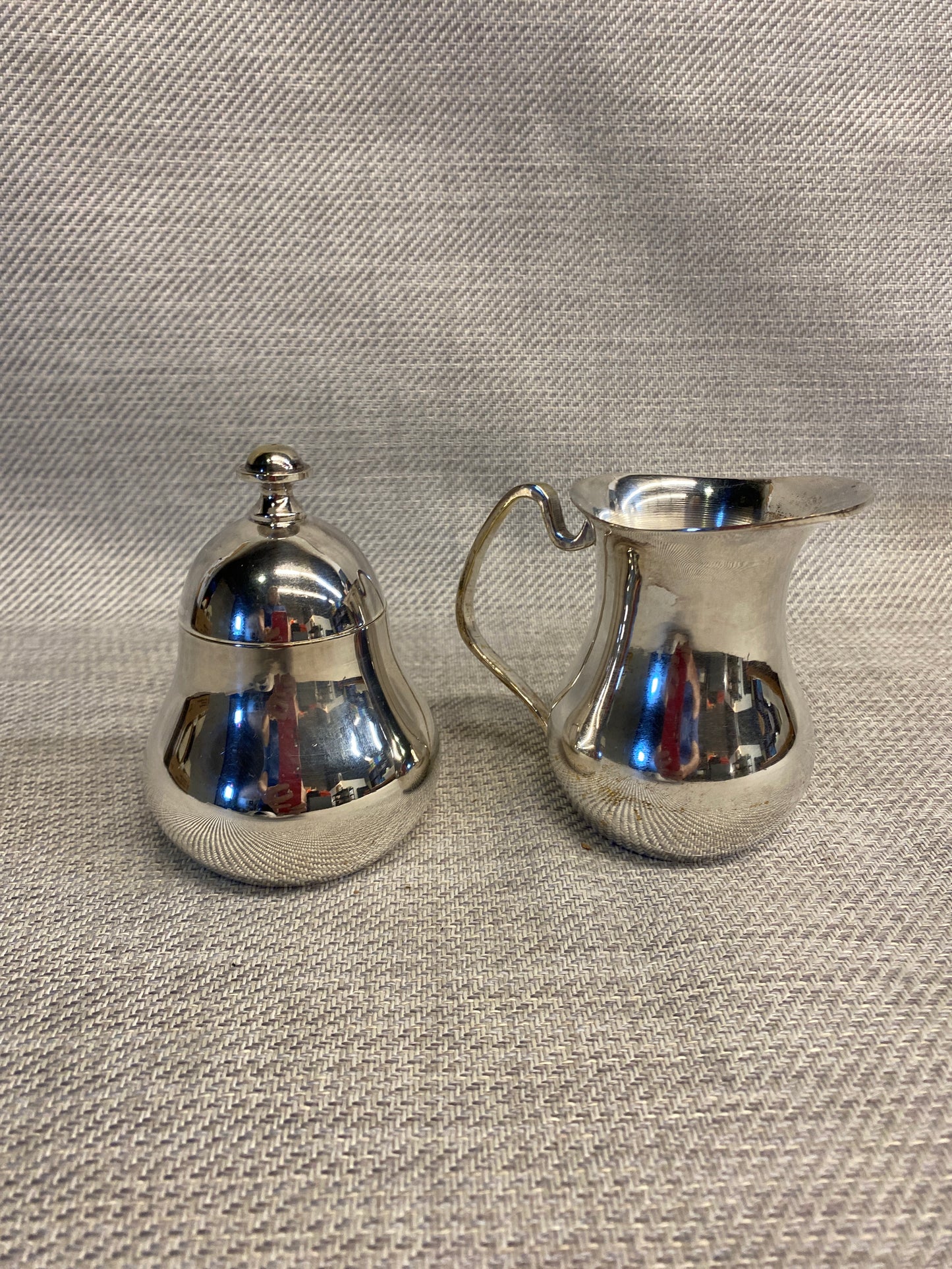 Silverplate Creamer & Sugar