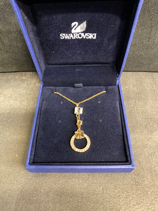 Swarovski Necklace - Geometric Pendant