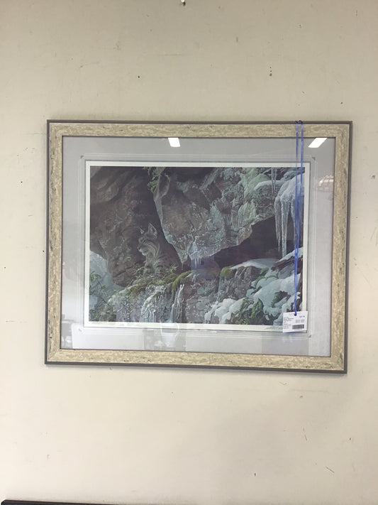 Robert Bateman Framed Print - Lynx