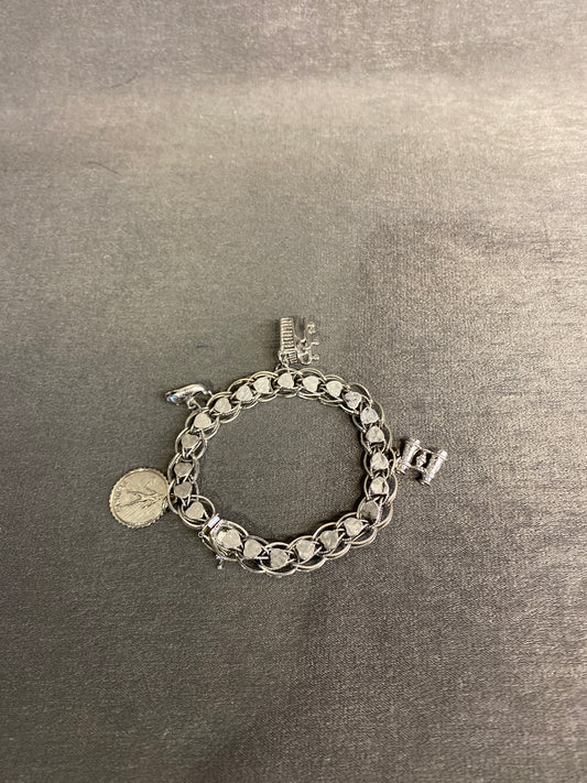 Sterling Silver Charm Bracelet