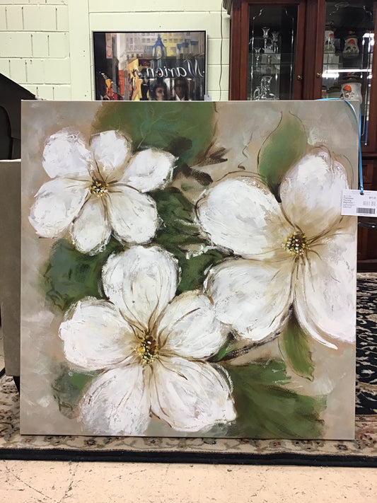 Frameless Painting - Magnolias 1