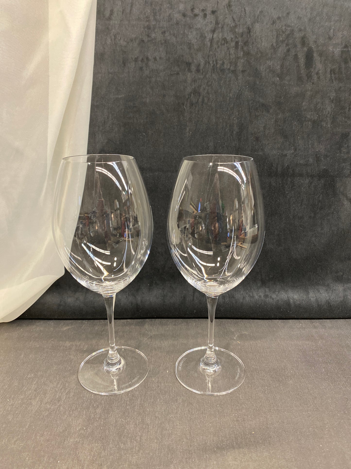 Set 2 Waterford Crystal Wine Glasses