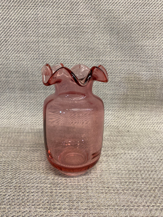 Cranberry Glass Vase