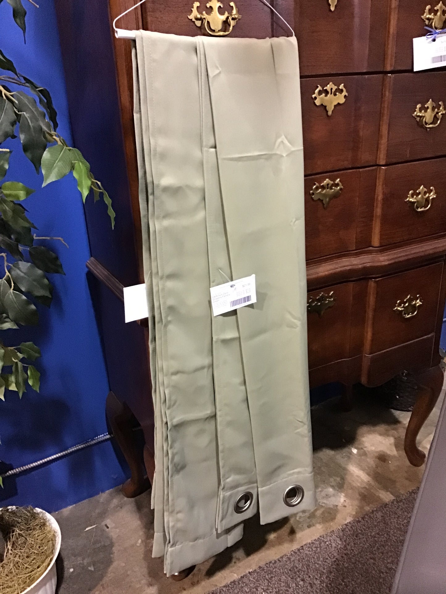 PAIR Sun Zero Drapery Panels - Green