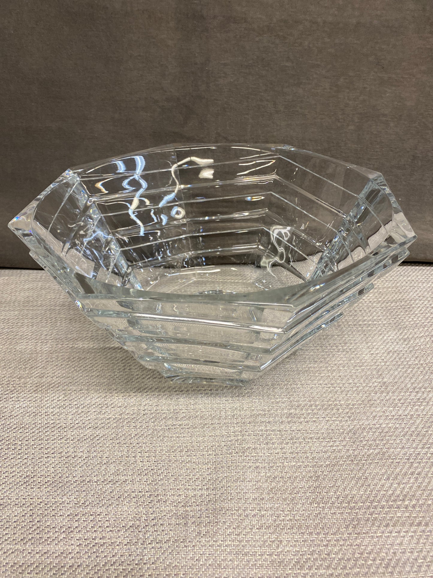 Mikasa Aragon Crystal Octagon Bowl