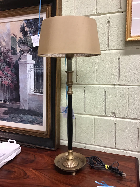 Metal Buffet Lamp - Bronze & Black
