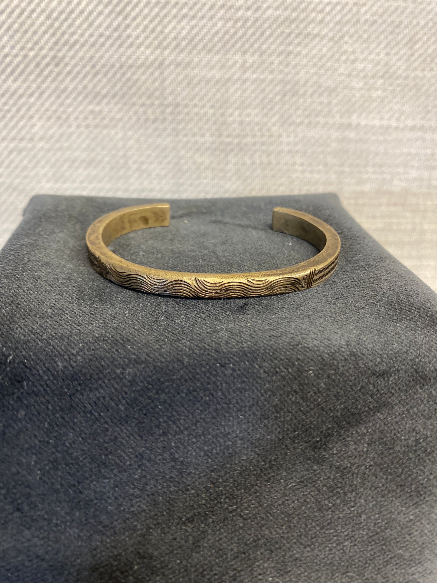 Vintage Brass Cuff Bracelet