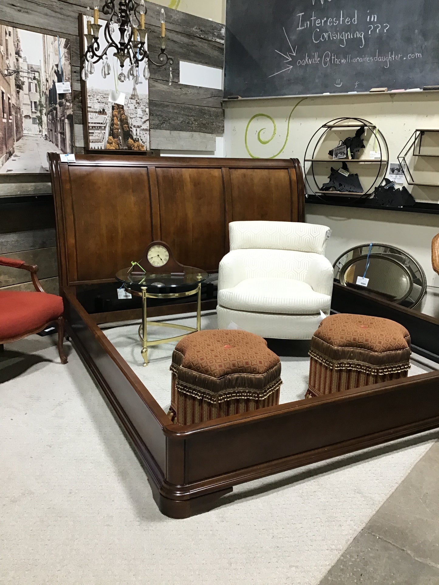 Samson King Sleigh Bed