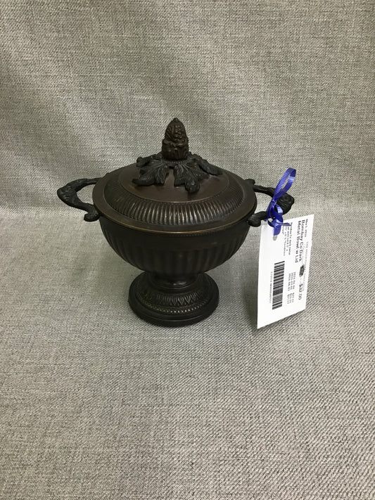 Bombay Co Dark Metal Bowl w Lid