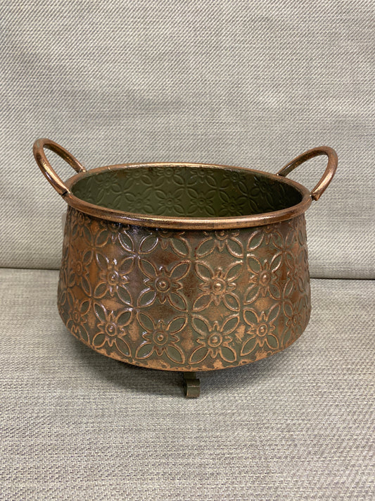 NEW! Copper Plant Pot - Med