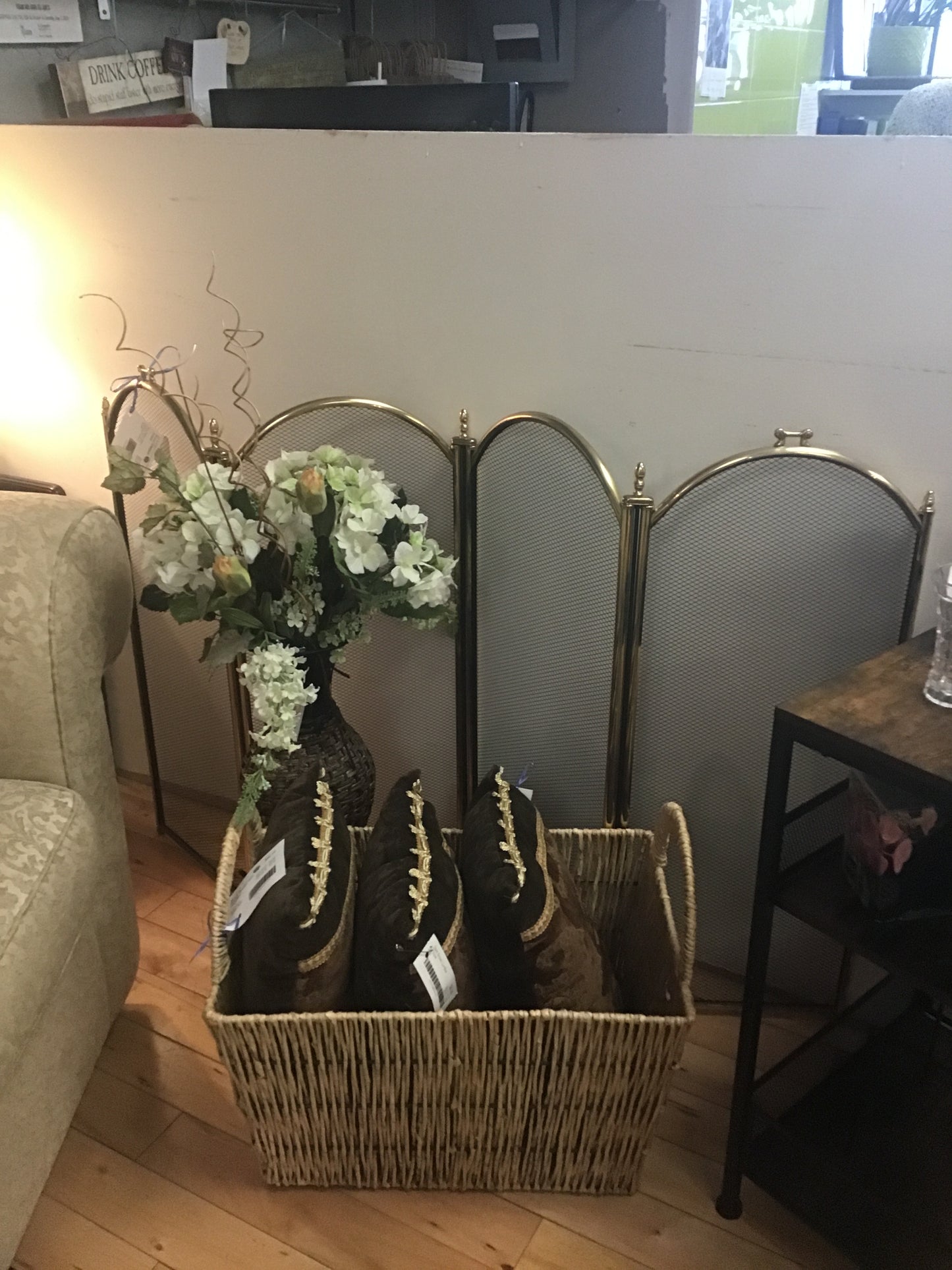 Brass Fireplace Screen