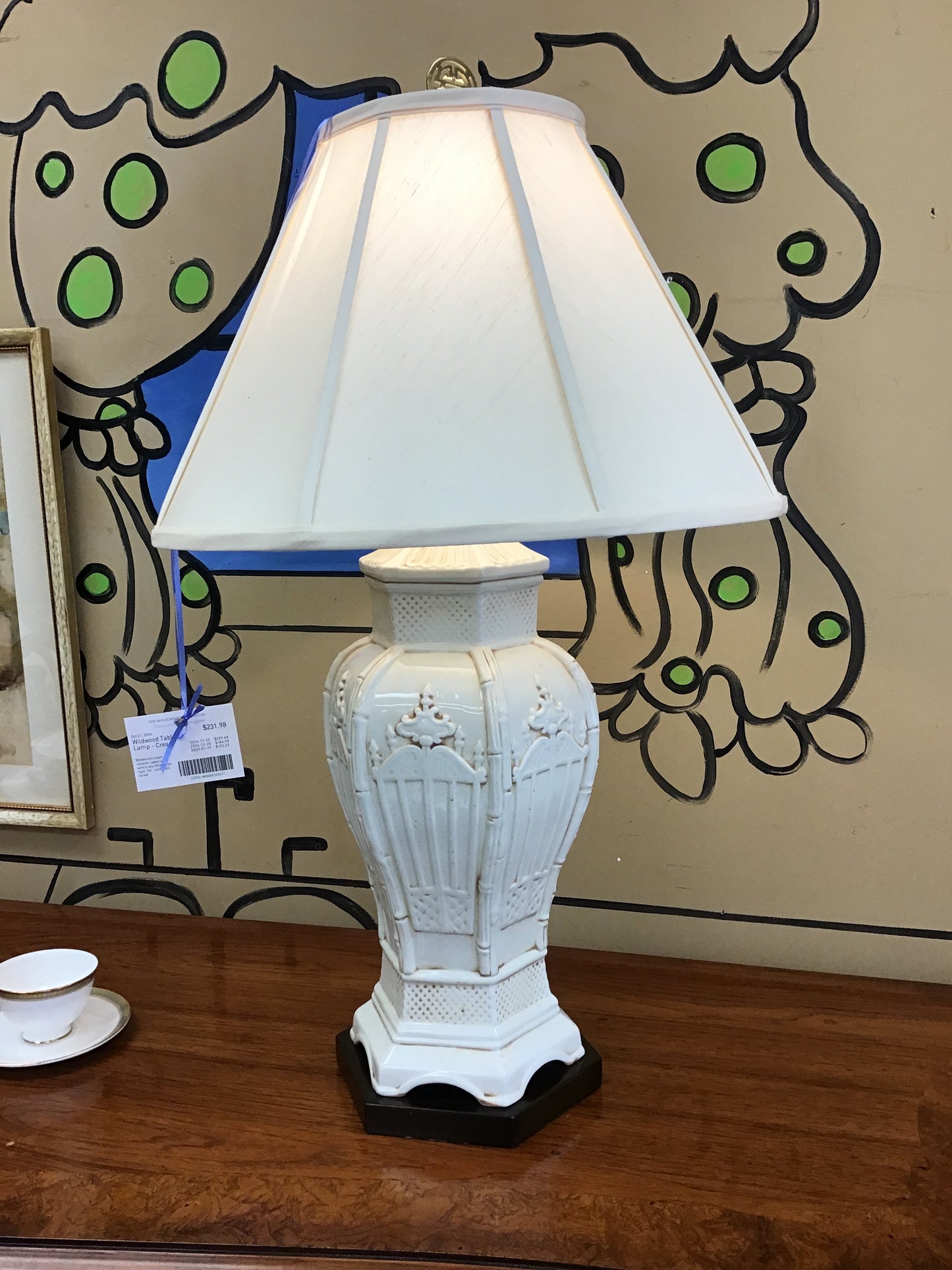 Wildwood Table Lamp - Cream