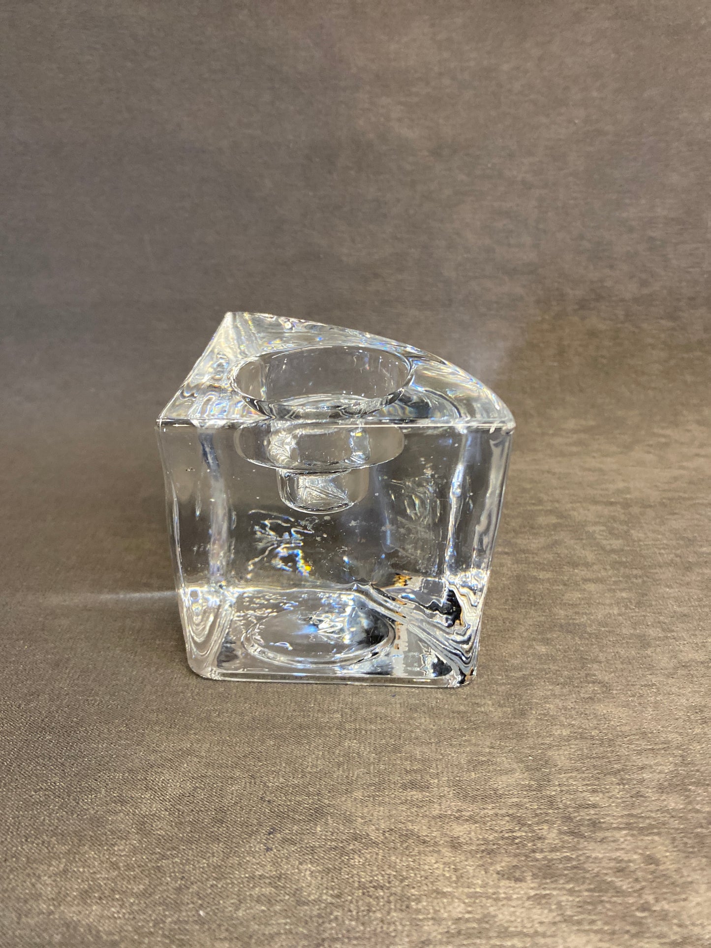 Orrefors "Quartet" Tea Light Holder - 3"