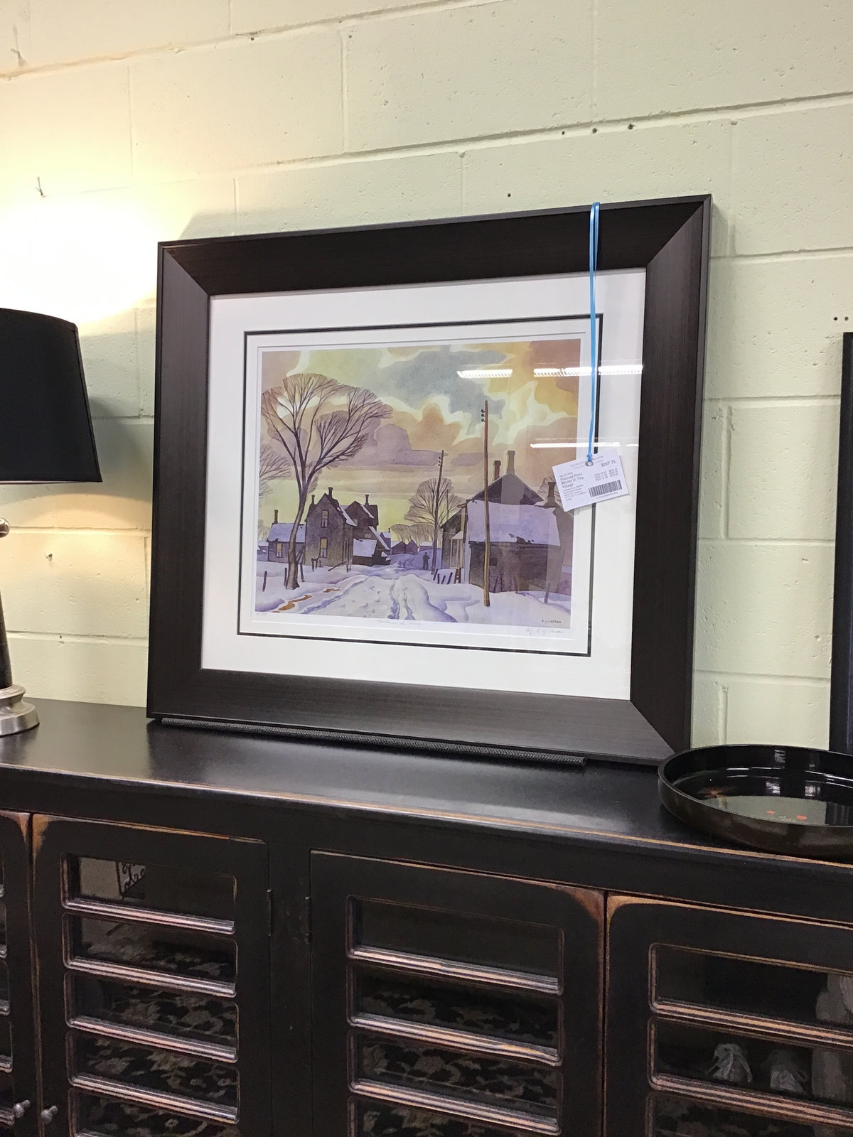 Framed Print - Winter In The Village