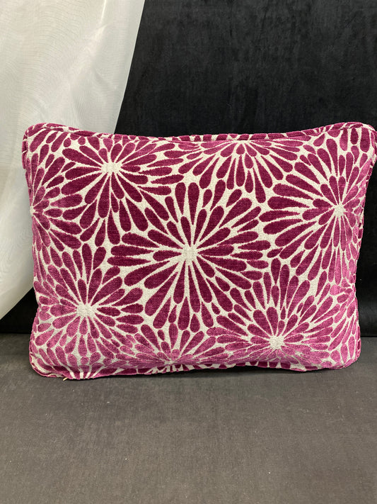 Lumbar Cushion - Purple Floral