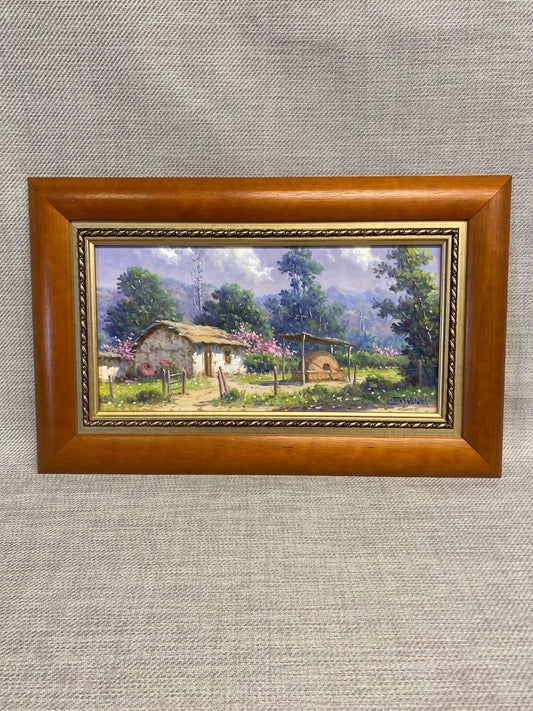 Framed Painting - Farm