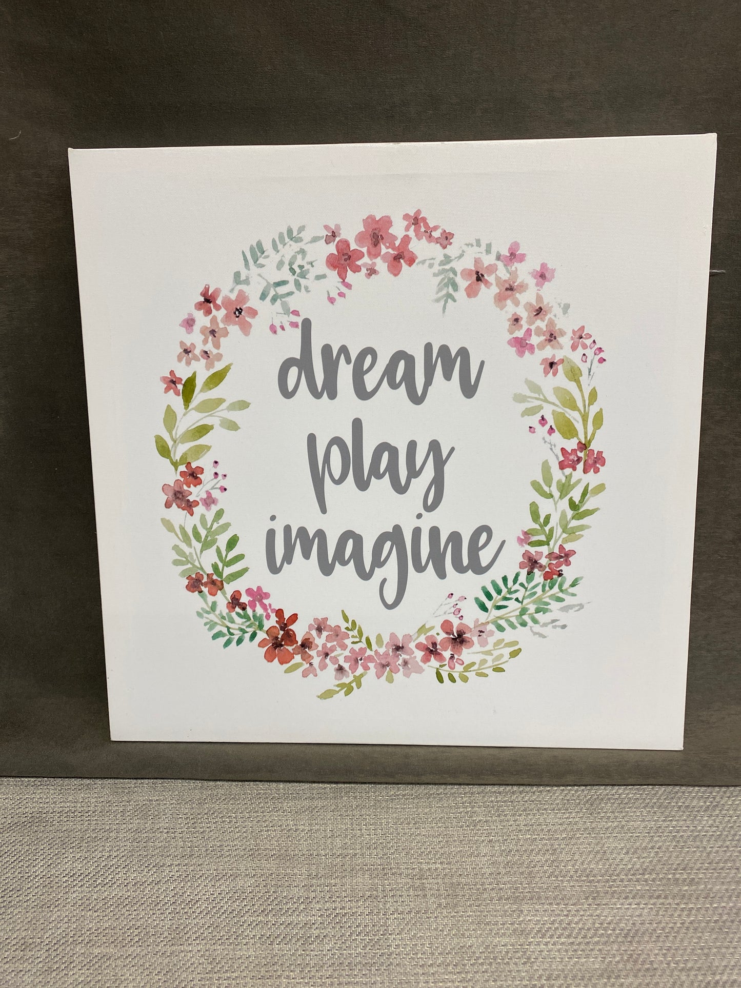 Canvas Art "Dream, Play, Imagine"