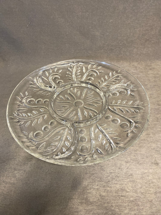 Leaf & Dot Relish Plate