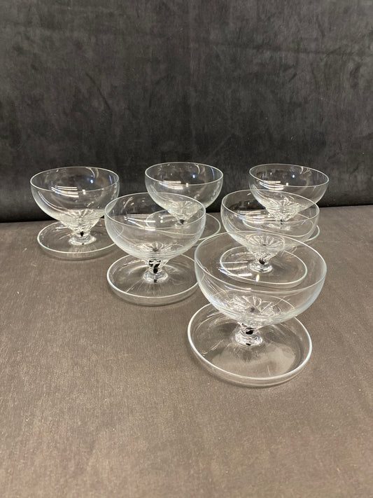 Set 6 Belfor "Exquisite" Dessert Glasses