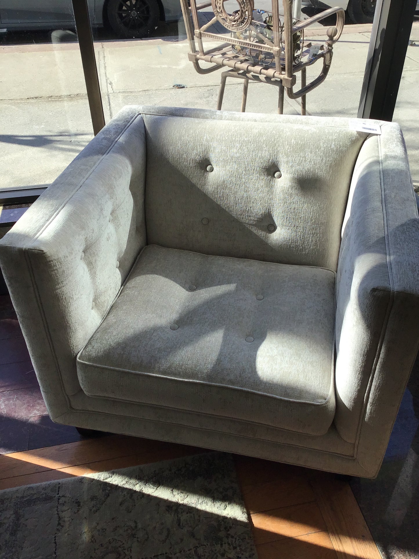 Silver 'Connor' Armchair