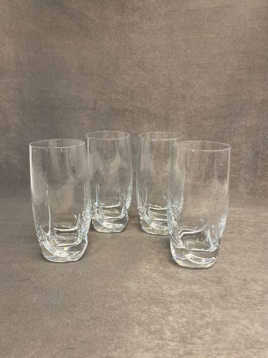 Set 4 Luigi Bormioli Highball Glasses