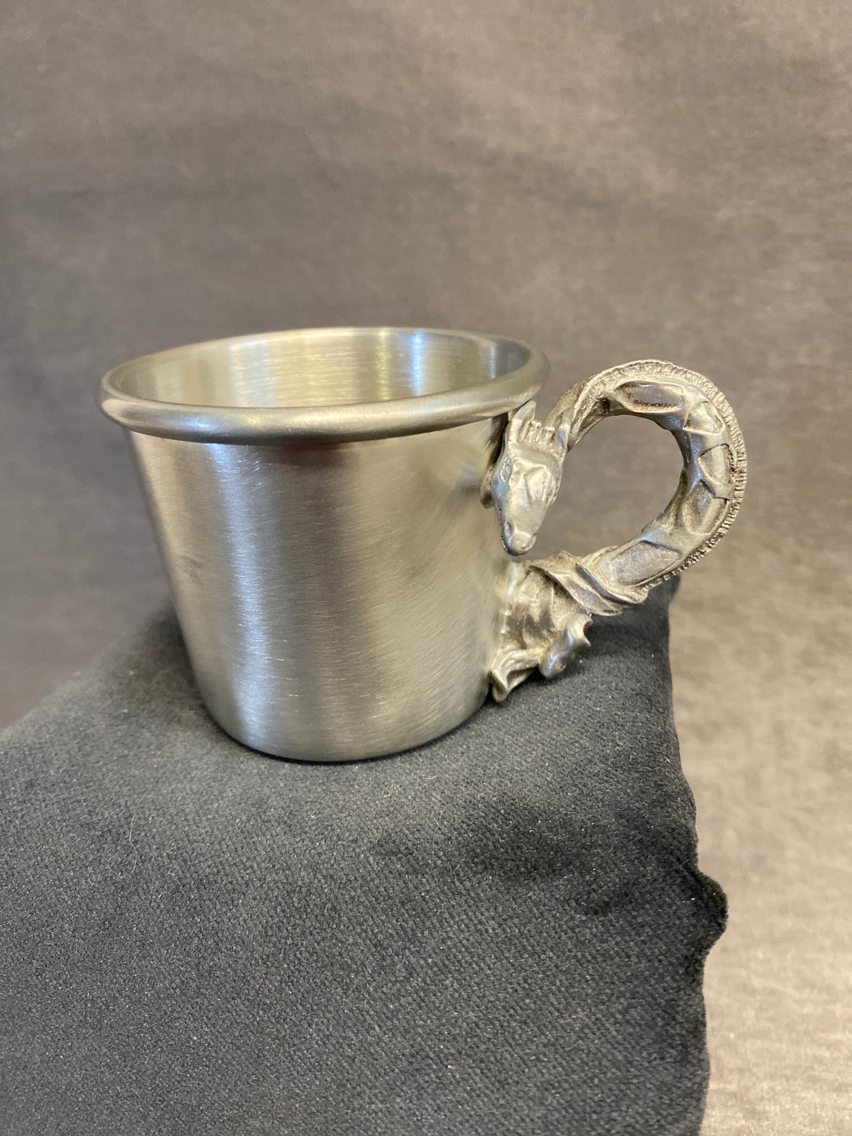 Seagull Pewter Baby Cup - Giraffe