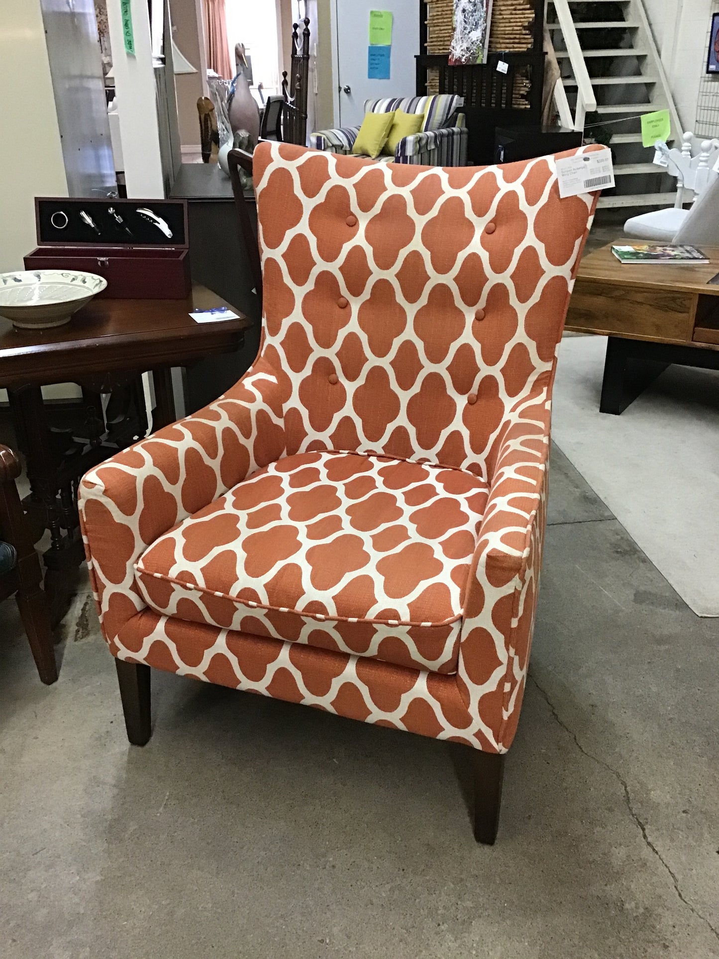 Sunpan Auberge Wing Chair