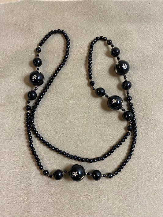 Bead Necklace - Moon & Stars