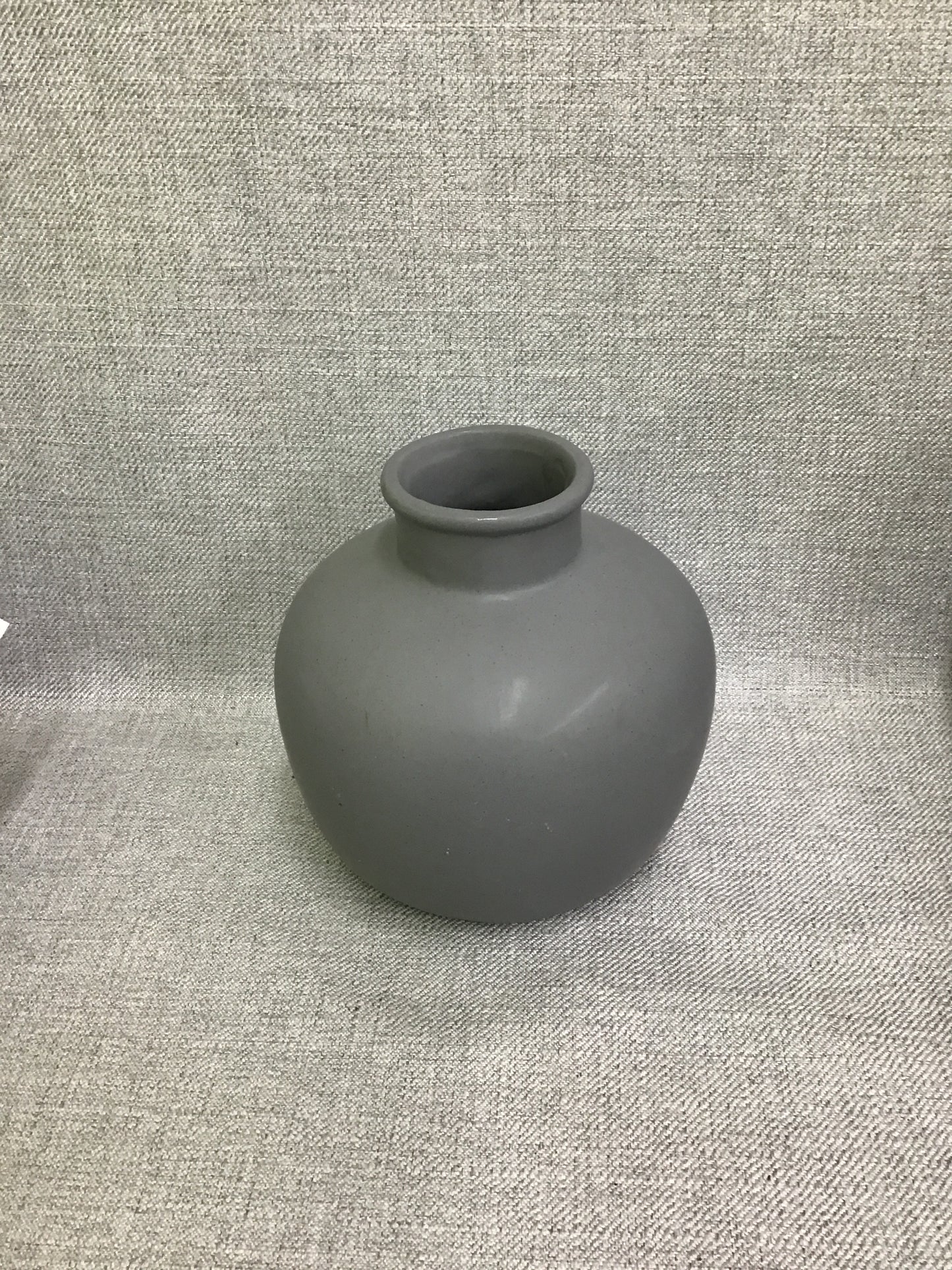 New! Ceramic Vase- Grey