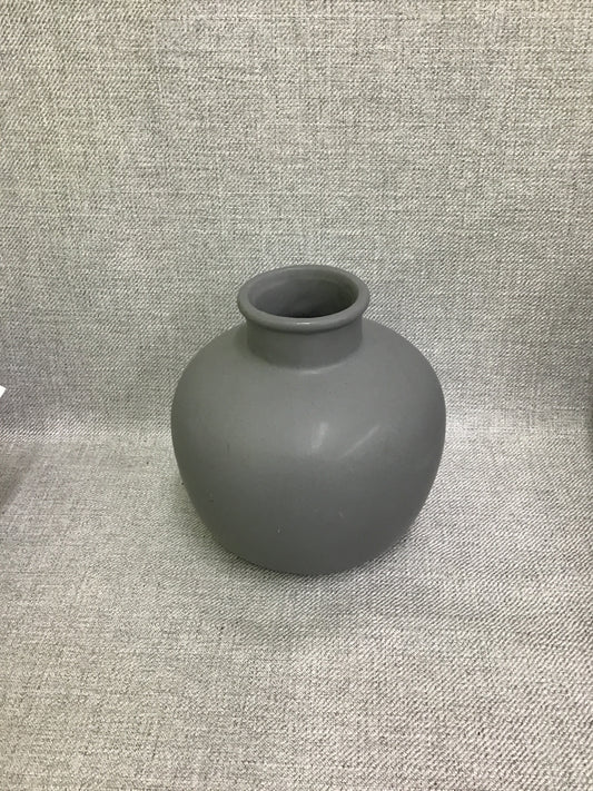 New! Ceramic Vase- Grey