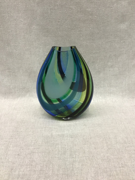 Art Glass Teardrop Vase