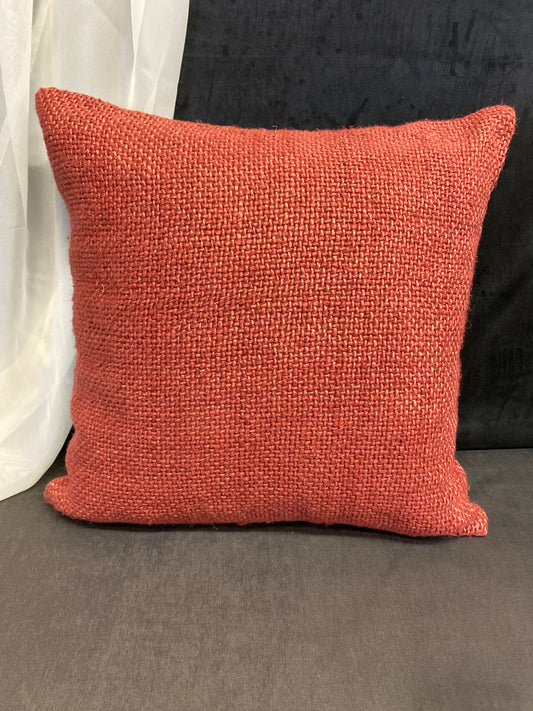 Pottery Barn Cushion - Red/Beige