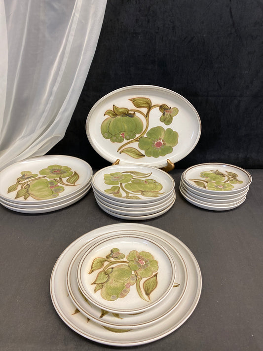 Denby "Troubador" - 3PC Setting For 4+