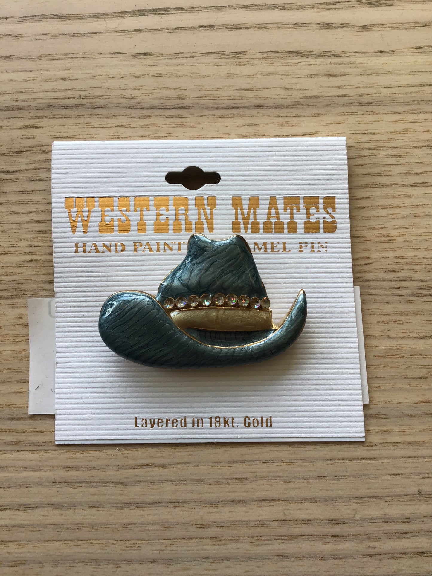 Western Mates Brooch- Cowboy Hat