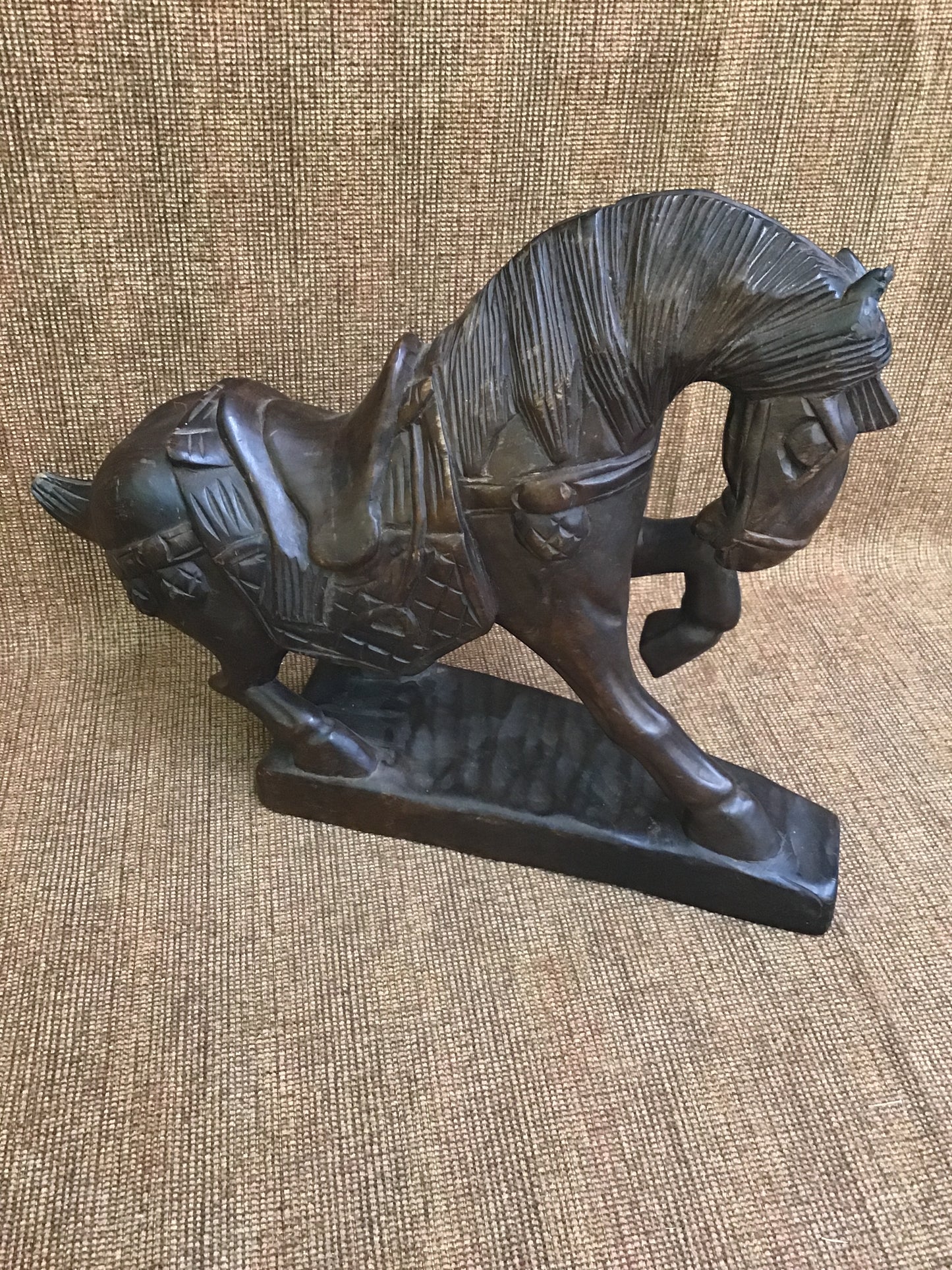 Vintage Hand Carved Horse