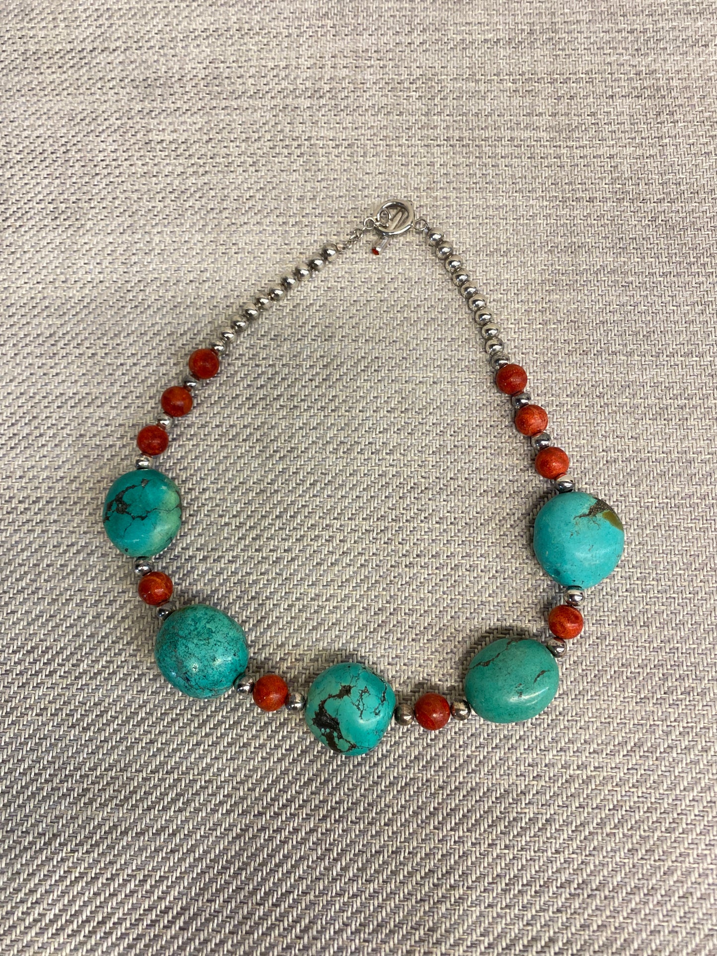 Necklace - Turquoise Stones