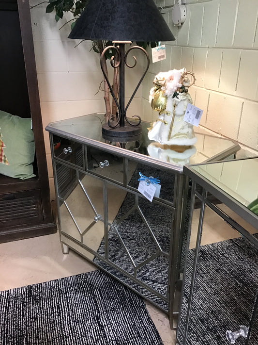 Mirrored Nightstand