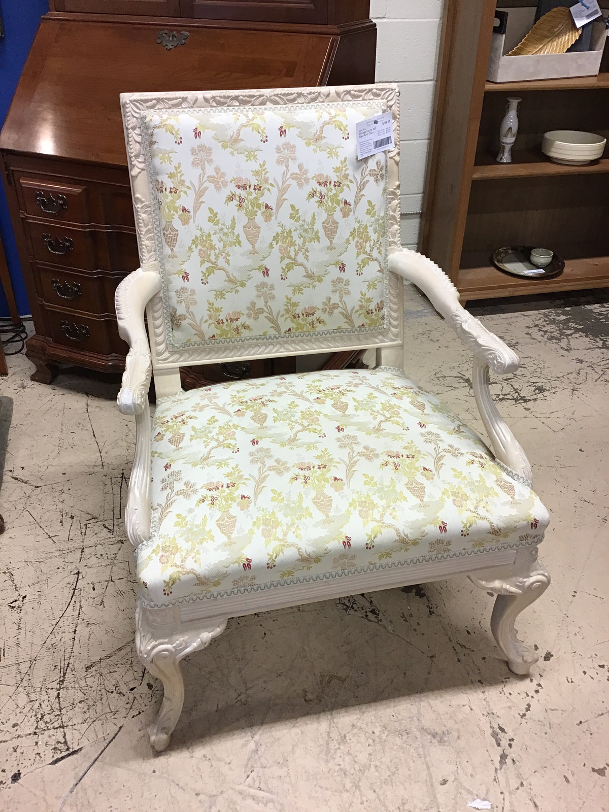 Vintage Louise XVI Style Arm Chair