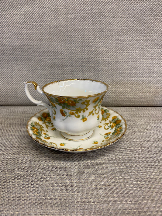 Royal Albert Teacup & Saucer - Marjorie