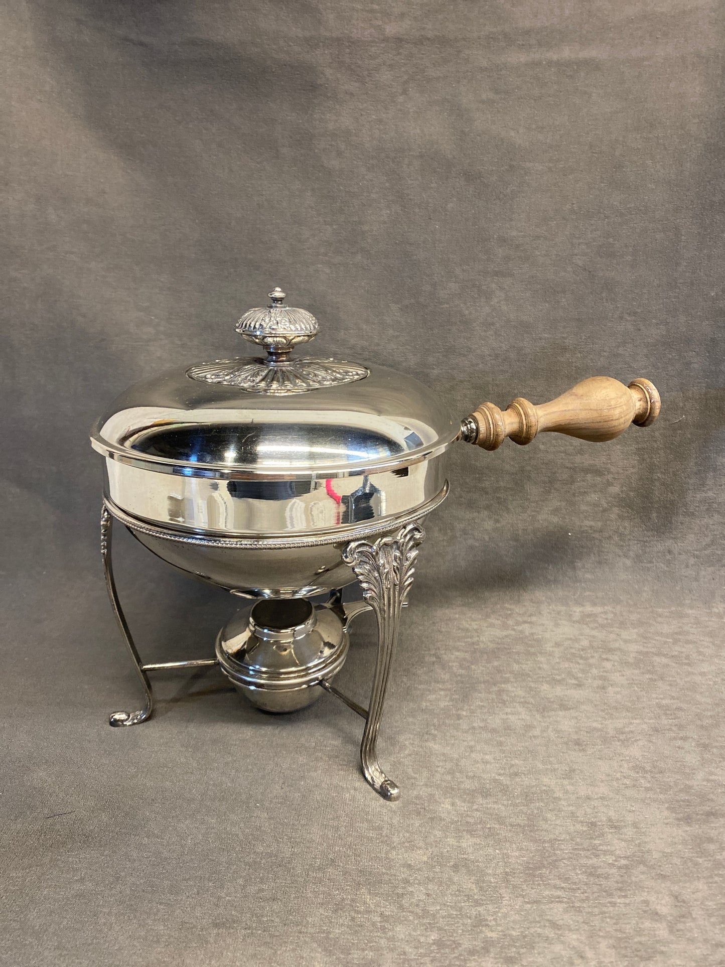 5PC William Adam Silverplate Fondue Set