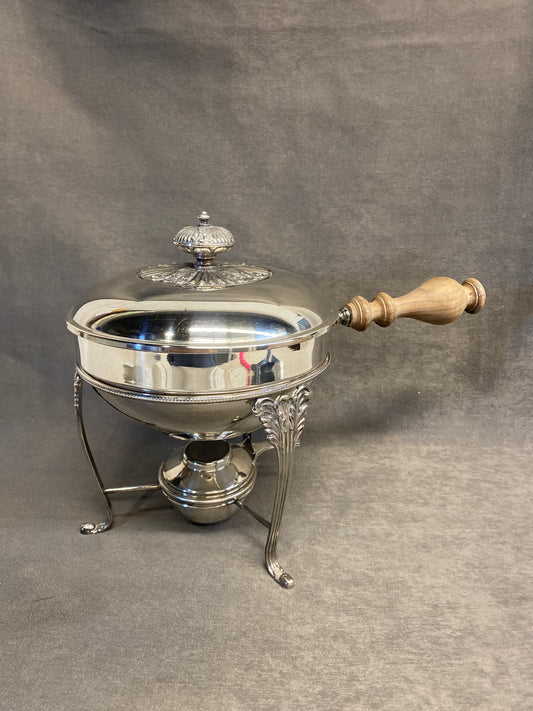 5PC William Adam Silverplate Fondue Set
