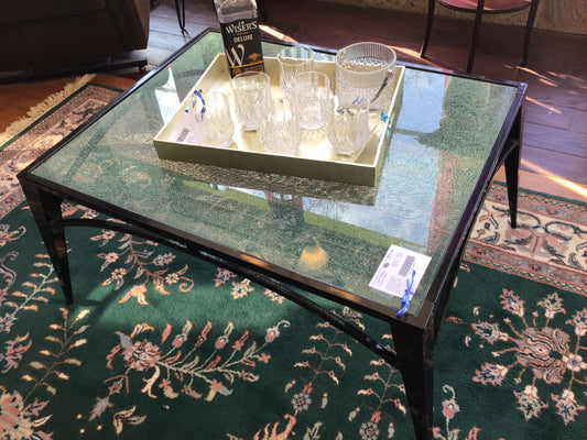 Crackle Glass Coffee Table