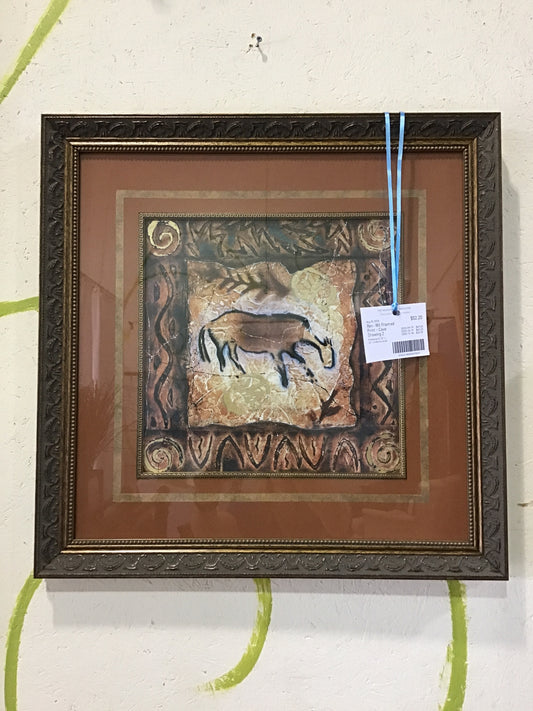 Ren- Wil Framed Print - Cave Drawing 2