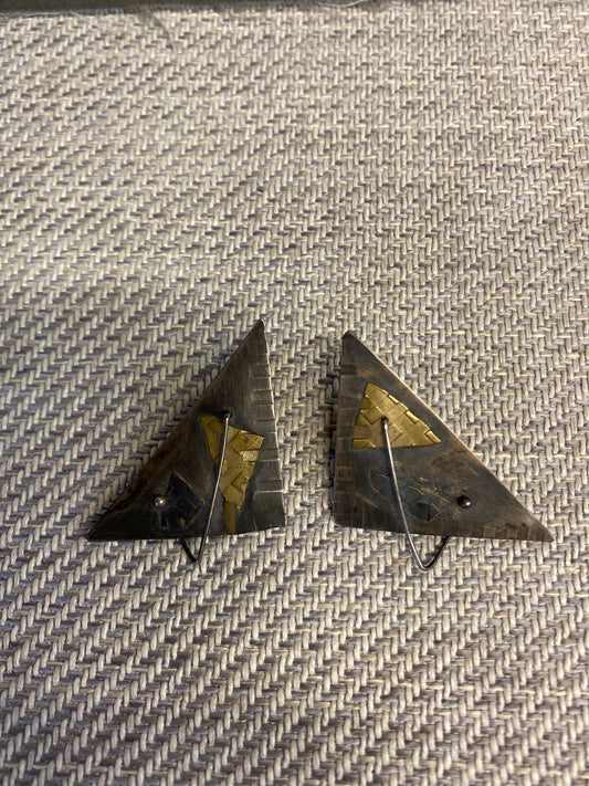 PAIR Pierced Earrings - Triangles