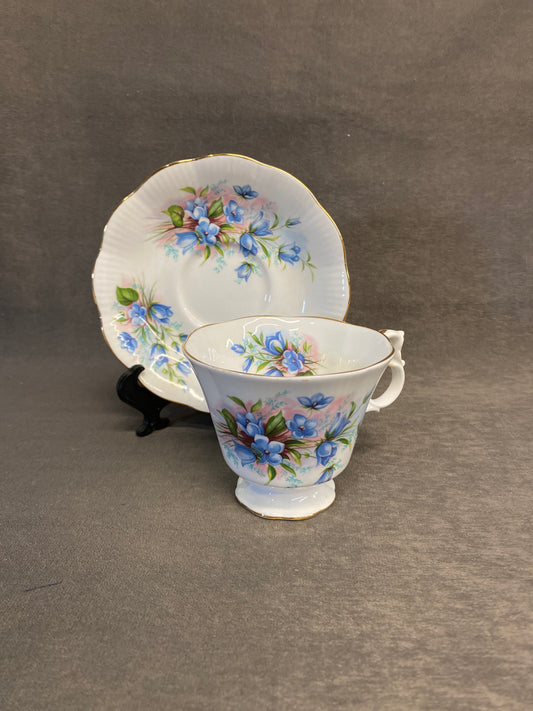 Royal Albert Teacup & Saucer - Bluebells