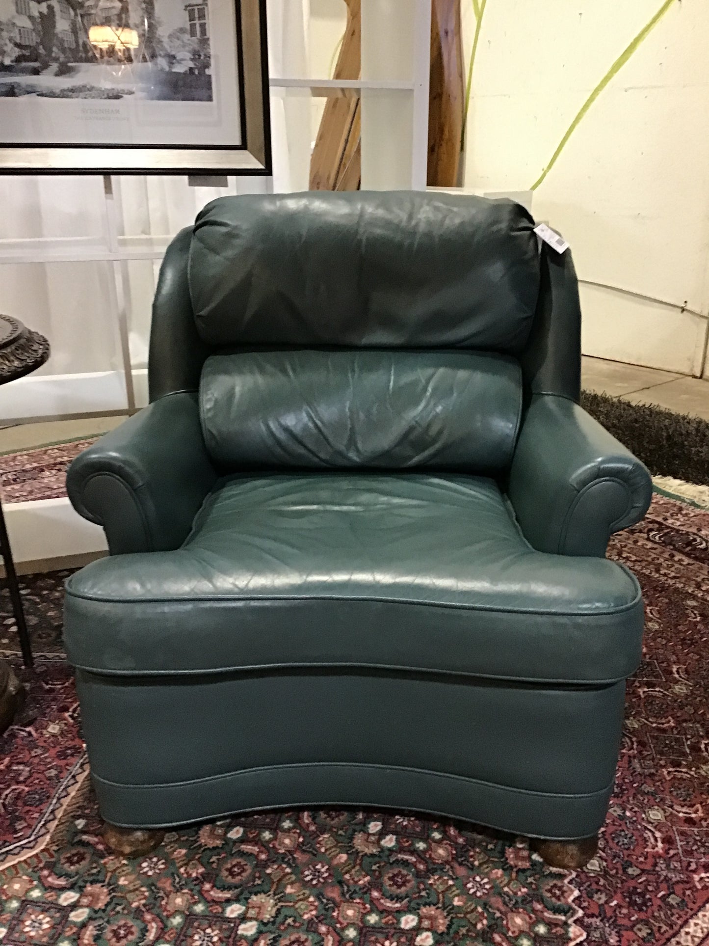 Ethan Allen Leather Occasional Chair - Condition