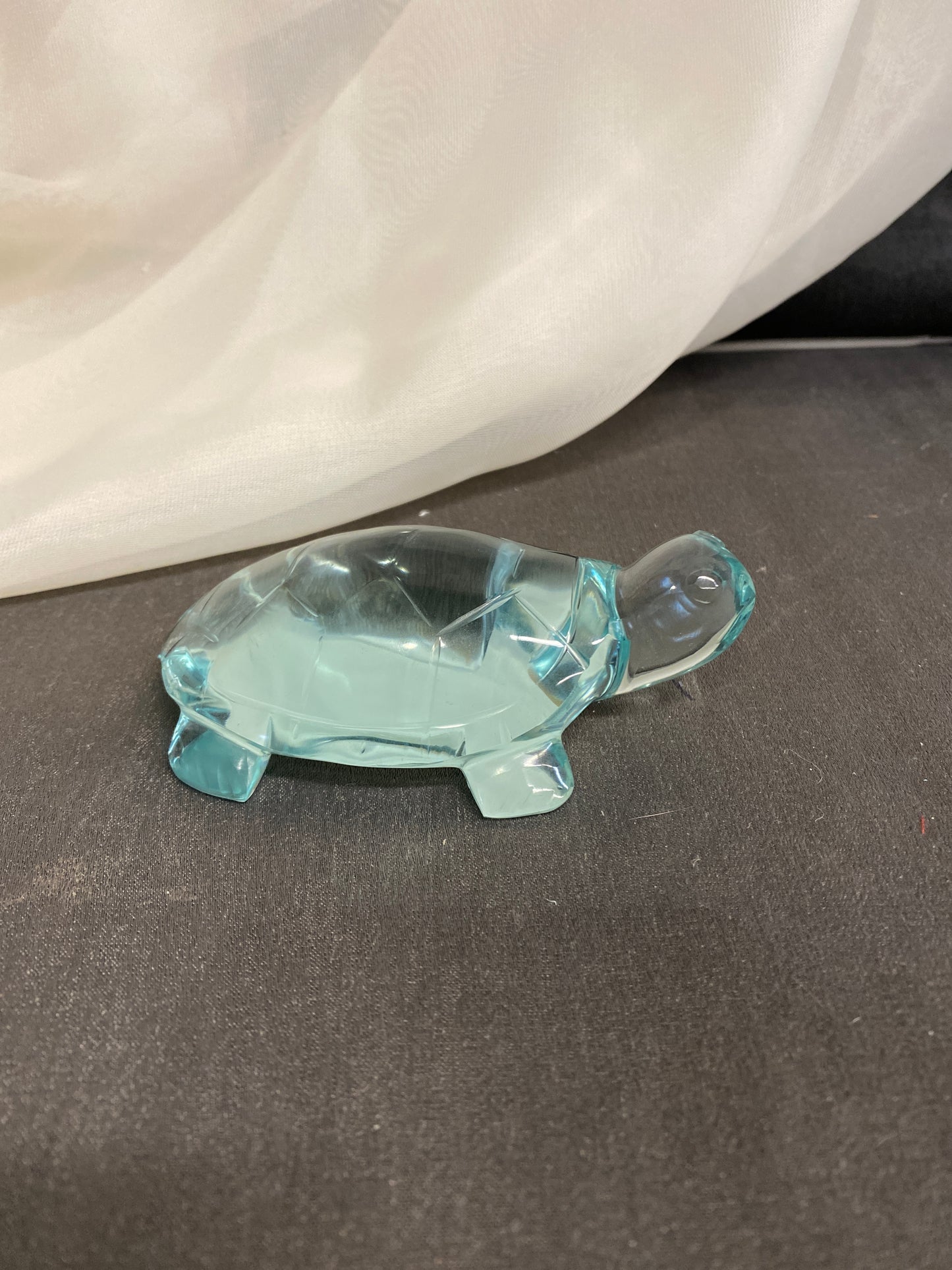 Vintage Mexican Glass Figurine - Turtle