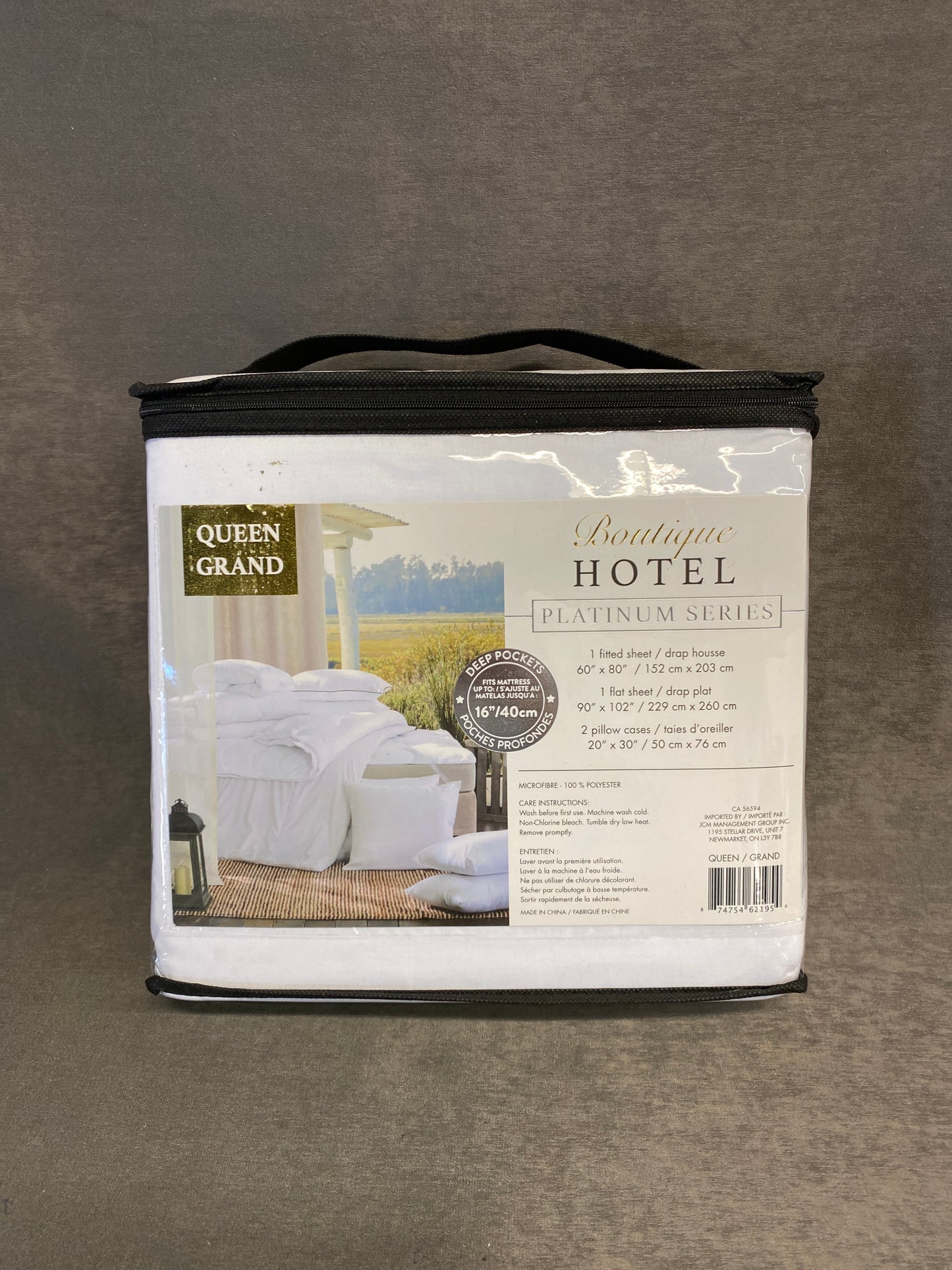 Boutique Hotel Queen Sheet Set - White