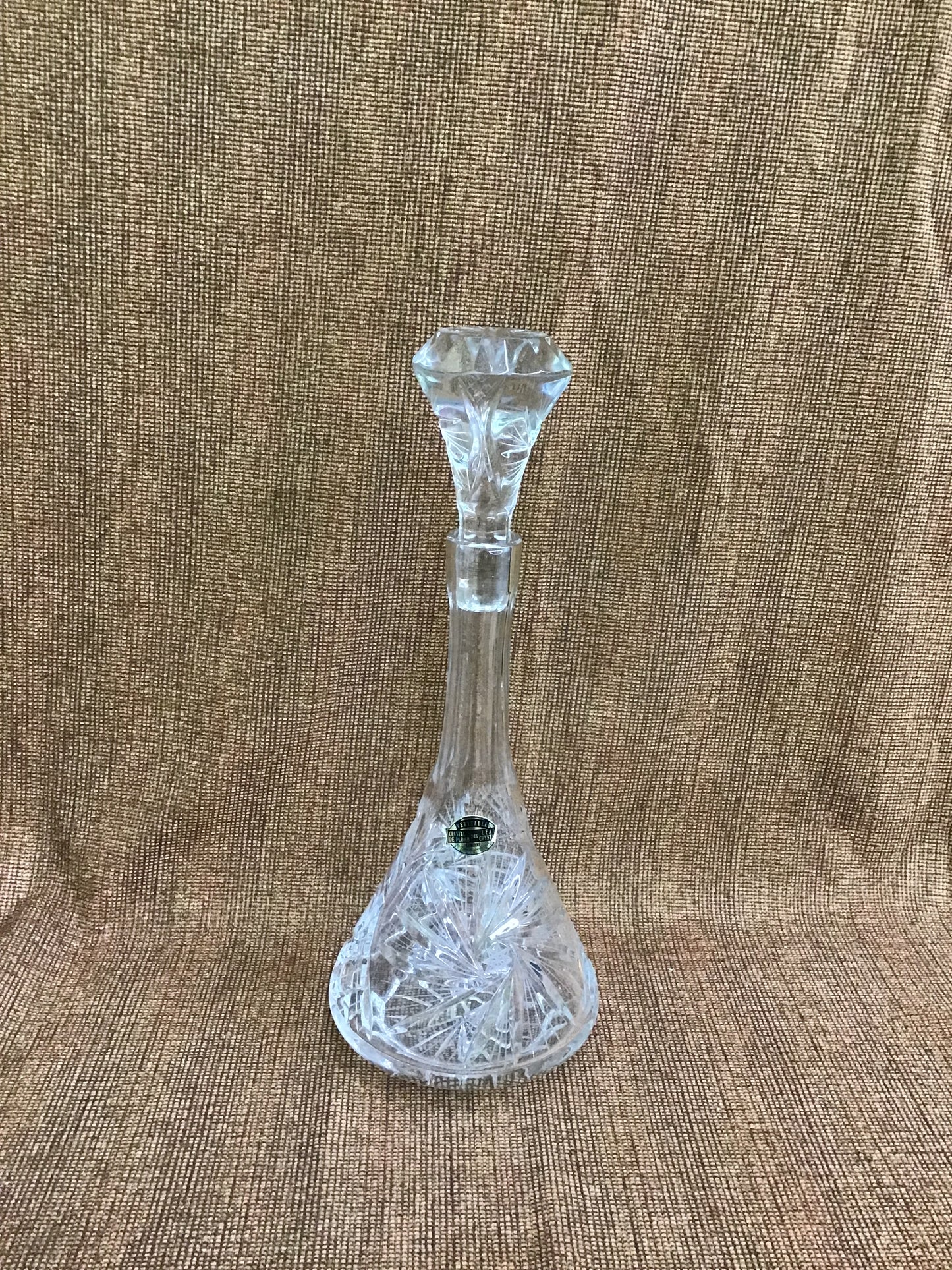 Pinwheel Crystal Decanter